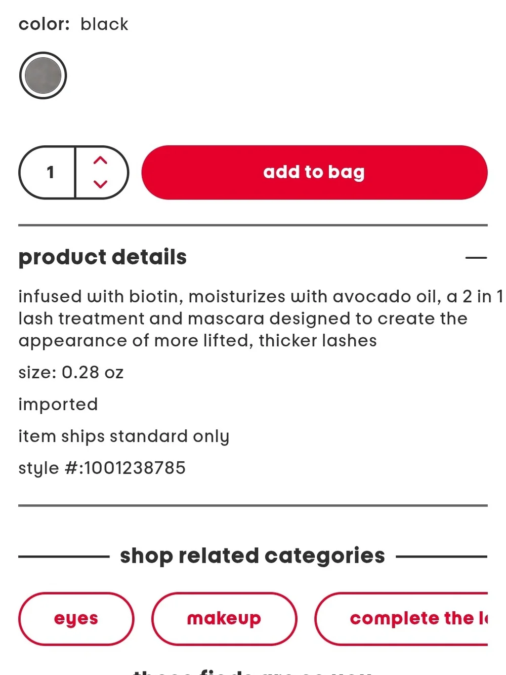 NWT, Perricone MD No Makeup Mascara – Cream White Packaging